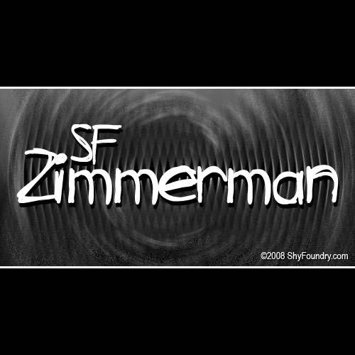 SF Zimmerman font